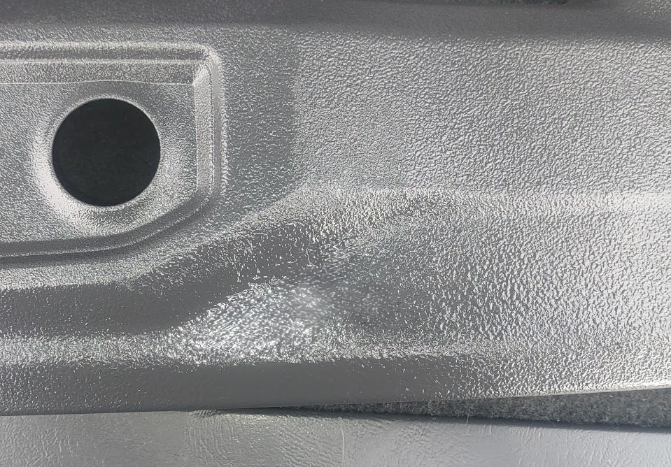 Even badly damaged cover can be repaired